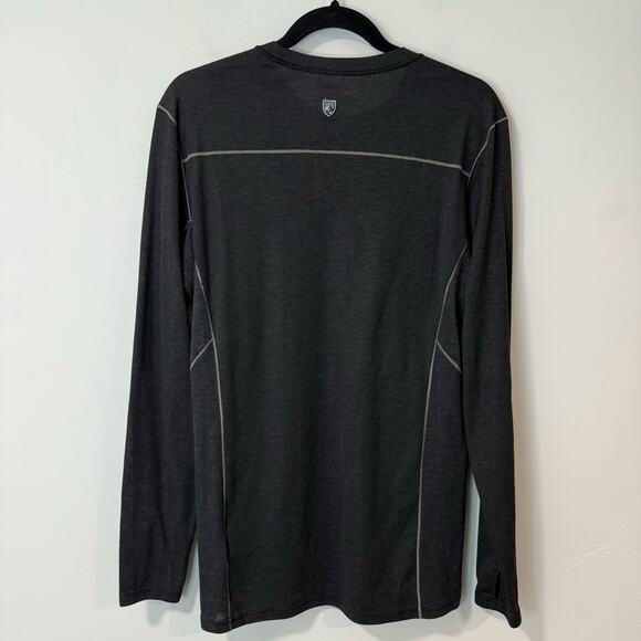 Kuhl Men's Akkomplice Base Layer Set Leggings + Long Sleeve Top Charcoal Gray - Picture 16 of 16